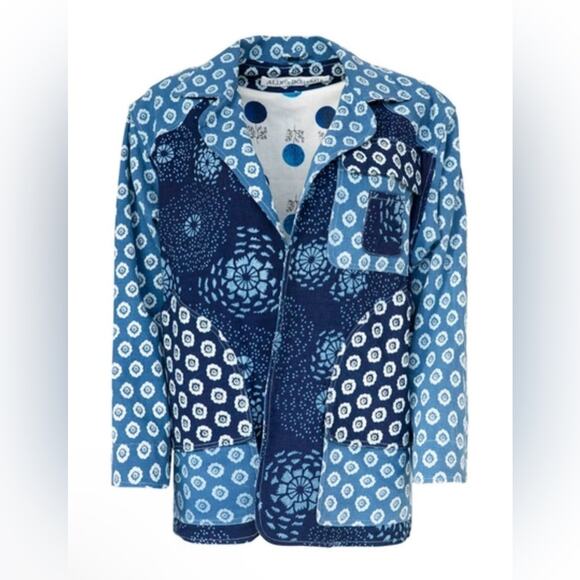 NWT New Alix of Bohemia Mariner Calico Printed Field Jacket Size S - Picture 1 of 8